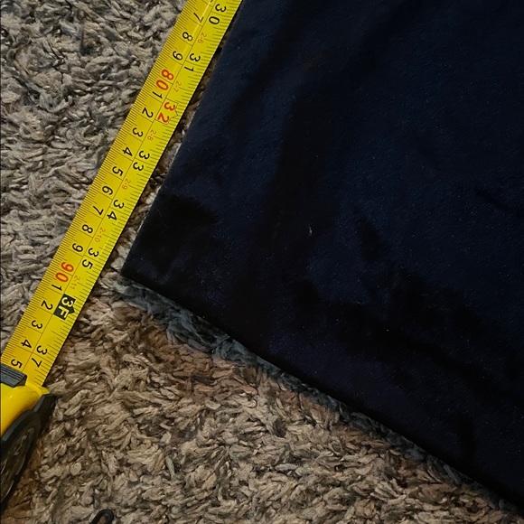 Black Velvet Wide-Leg ankle Pants - Picture 2 of 6